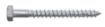 Hexagon head wood screw DIN 571 12,0x140mm, HDG