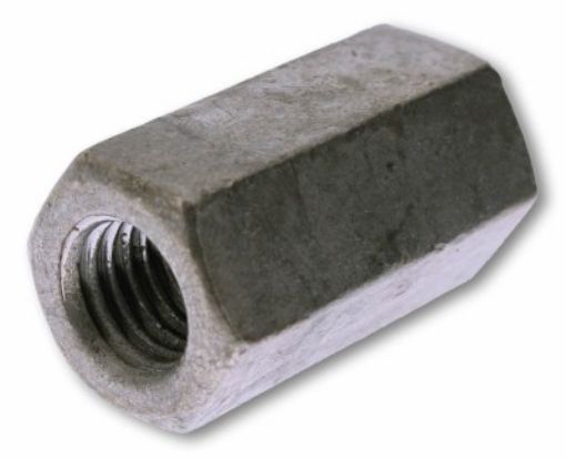 Coupling nut DIN 6334 M12, HDG