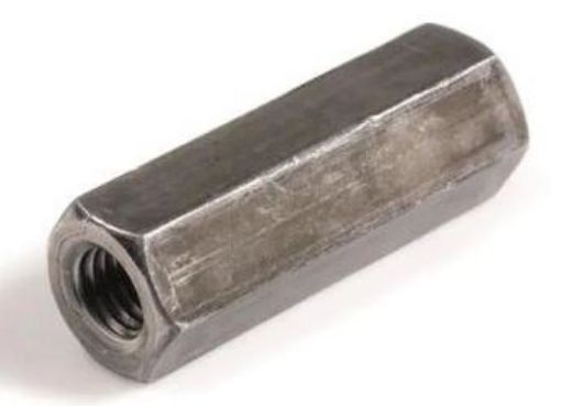 Coupling nut DIN 6334 M16x50, plain