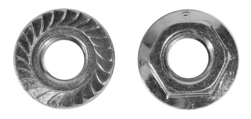 Hexagon flange nut with serration DIN 6923 M8, A4