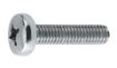 Metric thread screw, panhead DIN 7985 M4x35, A4