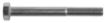 Hexagon head bolt DIN 931 M16x70, A2