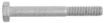 Hexagon head bolt DIN 931 M10x130, HDG