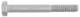 Hexagon head bolt DIN 931 M20x140, HDG