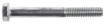 Hexagon head bolt DIN 931 UNC 1/2 x 5 (127mm), Zn