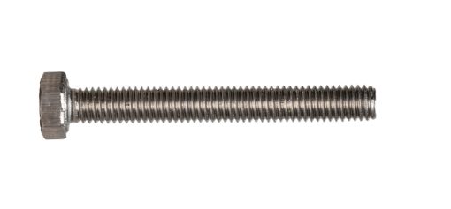 Hexagon head bolt DIN 933 M6x25, A2