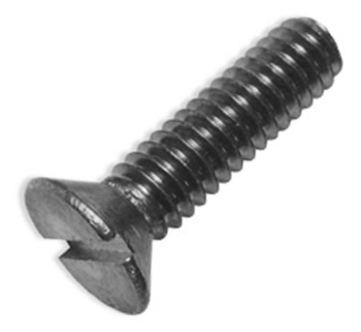 Metric thread screw, countersunk head DIN 963 M6x30, Zn