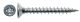 Countersunk head wood screw 4,0x12, PZ2 Zn