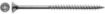 Countersunk head wood screw 4,0x40, PZ2 Zn