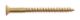 Countersunk head wood screw 2,5x12, Brass
