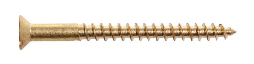 Countersunk head wood screw 3,0x25, Brass
