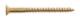 Countersunk head wood screw 4,0x30, Brass