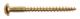 Pan head wood screw 4,0x30, Brass