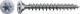 Countersunk head universal screw, full thread, T20 Zn, 3,5x25, (200 pcs/box)