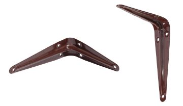 Steel bracket 75x100mm brown