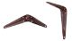 Steel bracket 350x400 brown