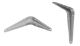 Steel bracket 125x150 grey