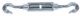 Turnbuckle eyelet-eyelet DIN 1480 12mm, Zn