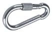 Carabiner with screw lock 4x40mm DIN 5299D