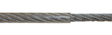 Steel wire rope nylon coated 2/3 DIN 3055 3,0mm