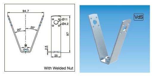 Trapetsprofiili riputi M10 mutriga Vds