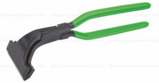 Seaming pliers, bent of 45°, lap joint, 100 mm