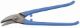 Circular cutting punch snips, right, 250 mm