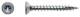 Countersunk head wood screw 2,5x16, TX Zn (50/pc)