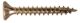 Countersunk head wood screw 3,0x35, YZN (25/pc)