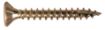 Countersunk head wood screw 3,5x25, YZN (50/pc)