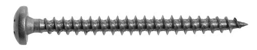 Pan head wood screw 3,0x20, A2 (50/pc)