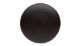 Decorative stoppers of flat head screws Plastic Black (100/pc)