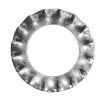 Serrated lock washer, external teeth DIN 6798A M4, Zn (50/pc)