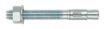 Through bolt anchor M12x90, Zn (5/pc)
