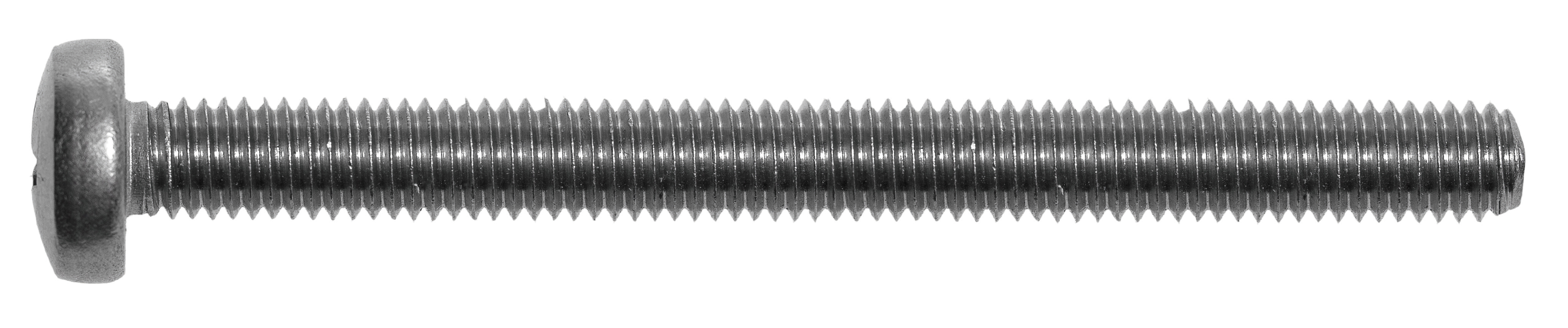 Metric thread screw, panhead DIN 7985 M6x30, A2 (25/pc)
