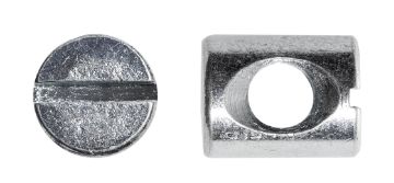 Symmetrical barrel nut M6x12, Zn (10/pc)