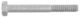 Hexagon head bolt DIN 931 M10x130, HDG (5/pc)
