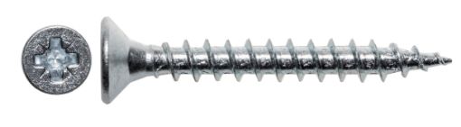 Countersunk head wood screw 3,0x25, PZ Zn (500/pc)