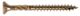 Countersunk head wood screw 4,0x40, YZN (500/pc)