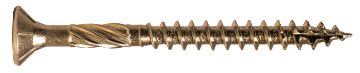 Countersunk head wood screw 6,0x80 , YZN (100/pc)