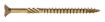 Countersunk head wood screw 8,0x50, NANO (50/pc)