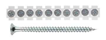 Collated drywall screw, fine thread 3,9x35, Zn (1000/pc)