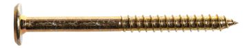 Pan head hex socket wood screw 6,3x60, YZN (100/pc)