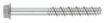 Concrete screw anchor 10,5x90, Ruspert (50/pc)