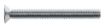 Metric thread screw, countersunk head DIN 965 M6x50, Zn (250/pc)