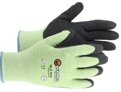 Working gloves, Cool SupraCoat L/9, ultra thin,  dry feel, cut resistant