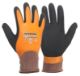 Töökinnas WORTEX nailonist latekskattega oranž 11