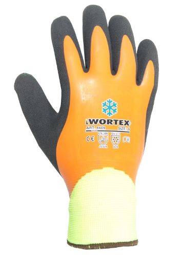 Working cloves, latex coated, thermo  XL/10 WORTEX