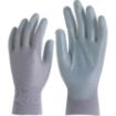 Working gloves, palm covered with PU S/7