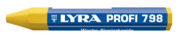 LYRA PROFI Marking crayon 95x12mm green